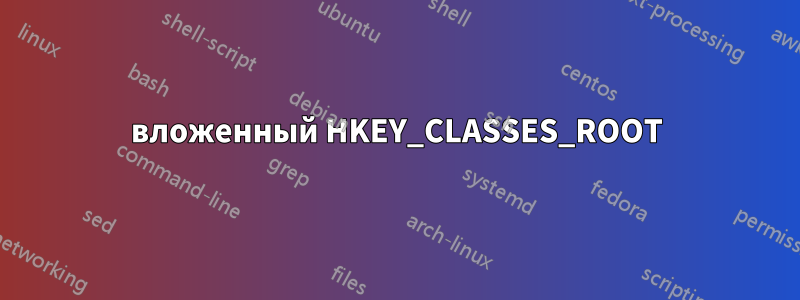 вложенный HKEY_CLASSES_ROOT