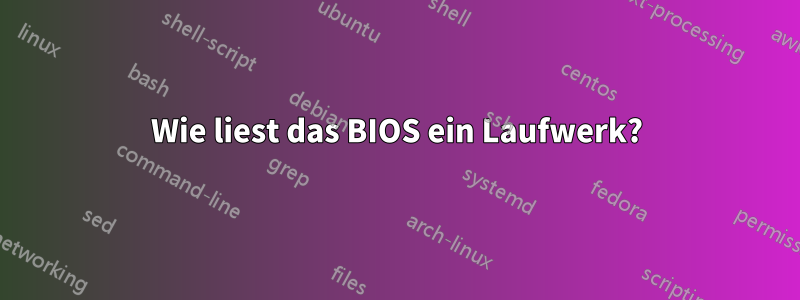 Wie liest das BIOS ein Laufwerk?