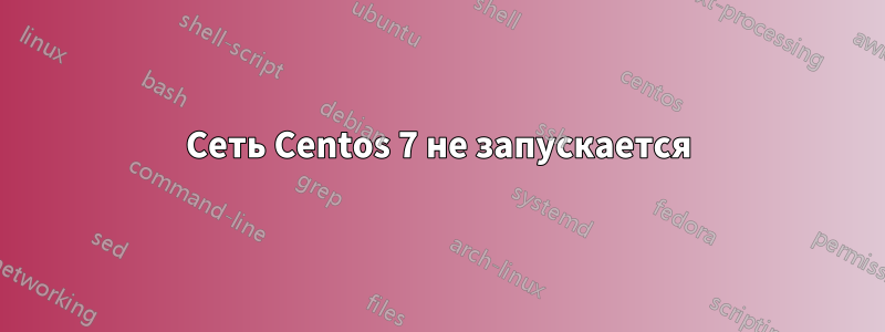 Сеть Centos 7 не запускается