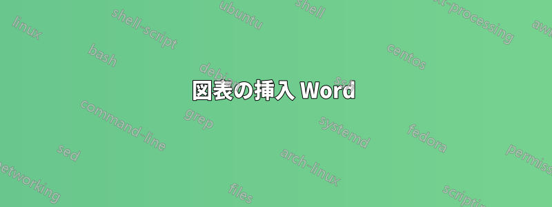 図表の挿入 Word