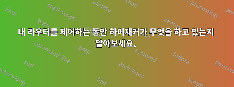 내 라우터를 제어하는 ​​동안 하이재커가 무엇을 하고 있는지 알아보세요.