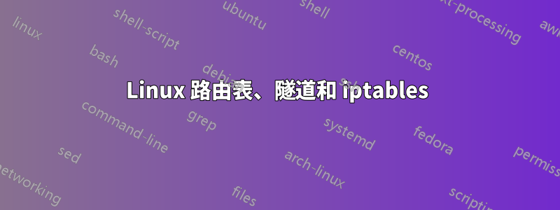 Linux 路由表、隧道和 iptables