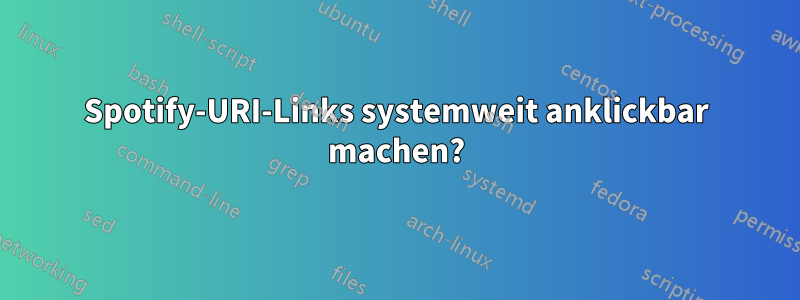 Spotify-URI-Links systemweit anklickbar machen?