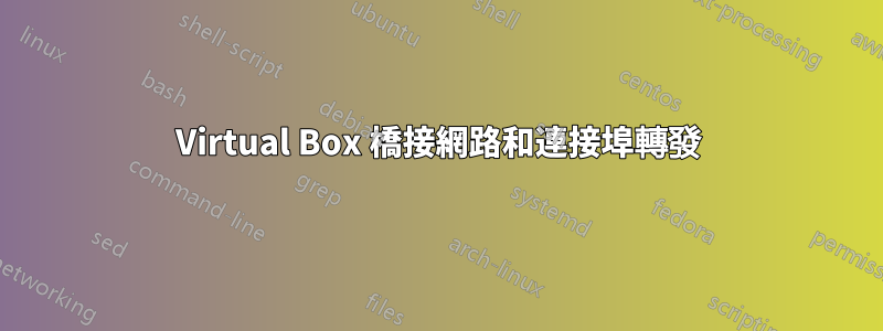 Virtual Box 橋接網路和連接埠轉發