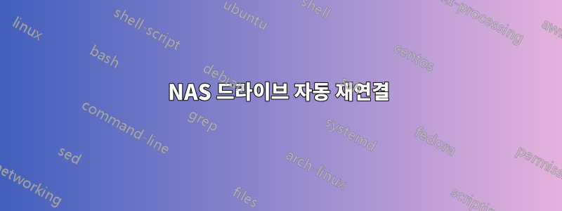 NAS 드라이브 자동 재연결