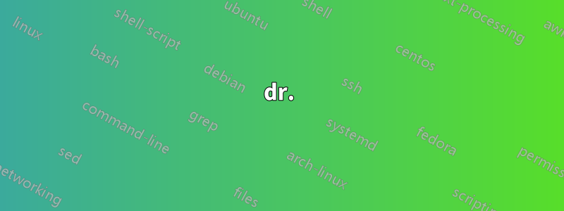 dr.