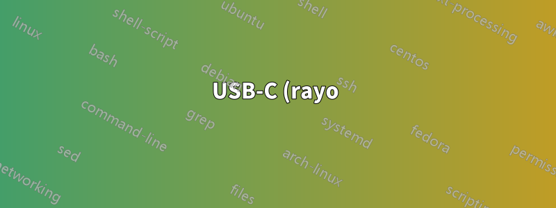 USB-C (rayo) en XPS a Displayport: ¿Cuál es el truco?