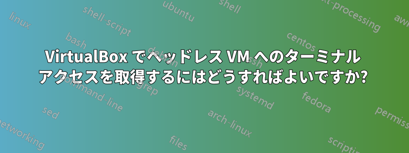 VirtualBox でヘッドレス VM へのターミナル アクセスを取得するにはどうすればよいですか?