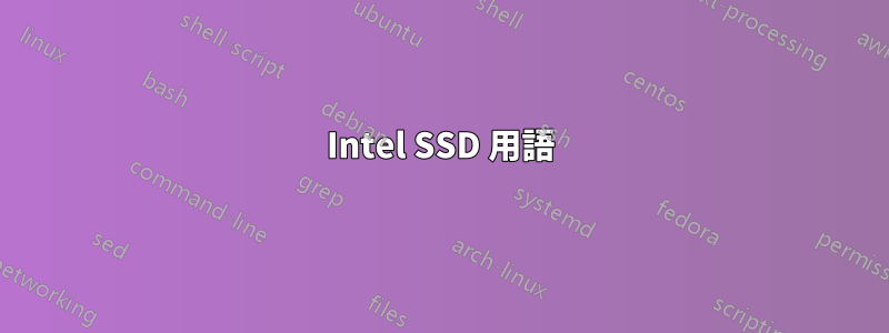 Intel SSD 用語