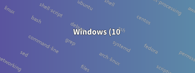 Windows (10) - CTRL + SHIFT キーで言語を切り替える