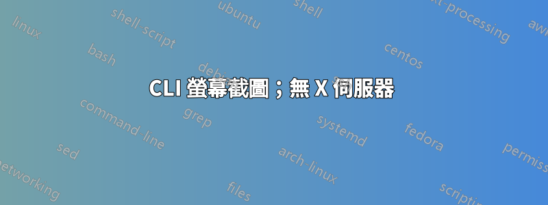 CLI 螢幕截圖；無 X 伺服器