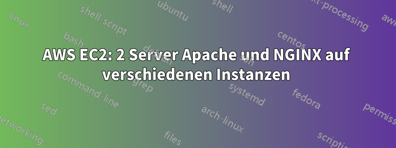 AWS EC2: 2 Server Apache und NGINX auf verschiedenen Instanzen