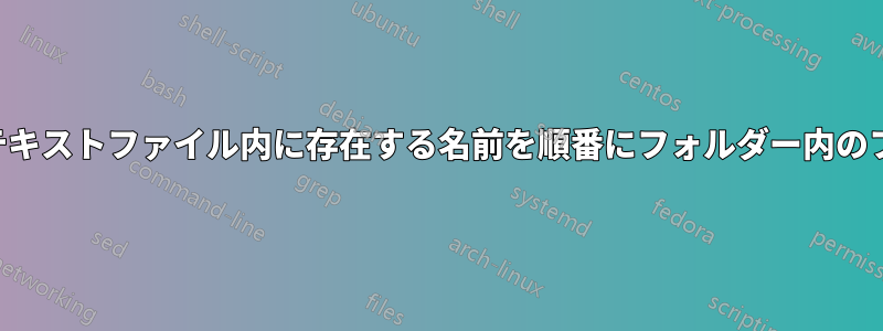 バッチコマンドを使用して、テキストファイル内に存在する名前を順番にフォルダー内のファイルの名前に変更します。