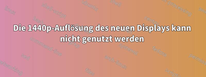 Die 1440p-Auflösung des neuen Displays kann nicht genutzt werden