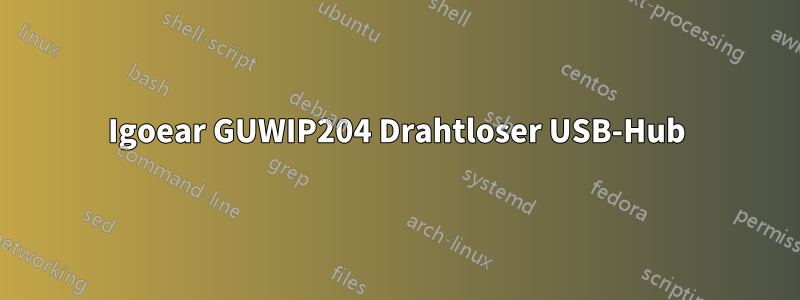 Igoear GUWIP204 Drahtloser USB-Hub