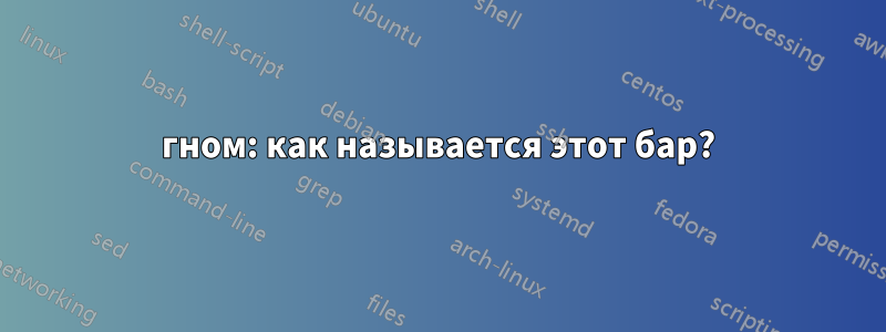 гном: как называется этот бар?