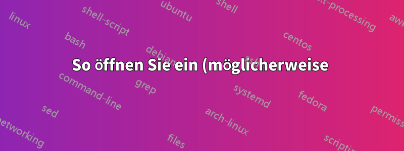So öffnen Sie ein (möglicherweise) beschädigtes Webarchiv unter Windows