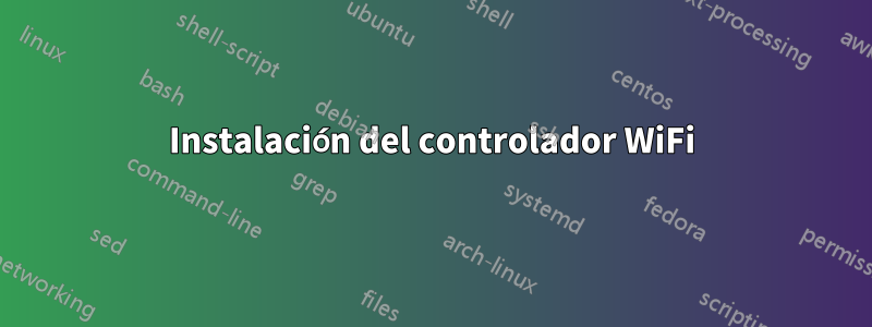 Instalación del controlador WiFi