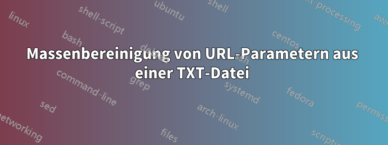 Massenbereinigung von URL-Parametern aus einer TXT-Datei