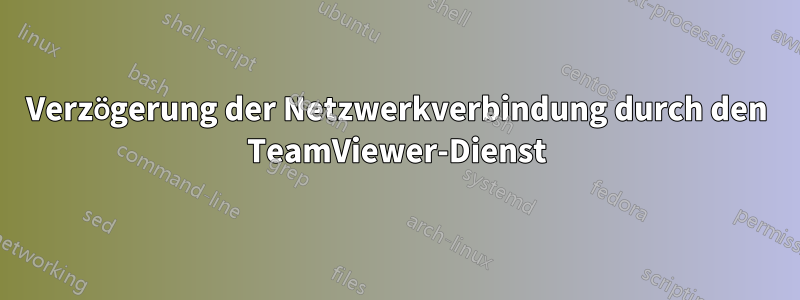 Verzögerung der Netzwerkverbindung durch den TeamViewer-Dienst