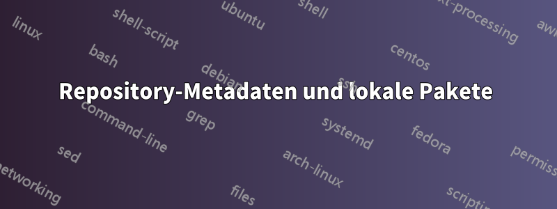 Repository-Metadaten und lokale Pakete