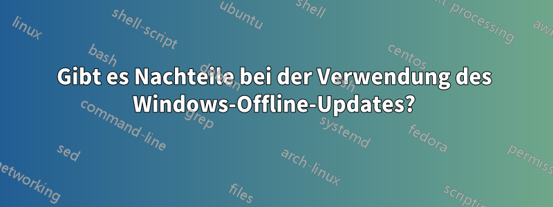 Gibt es Nachteile bei der Verwendung des Windows-Offline-Updates?