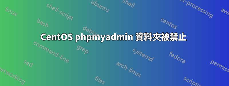 CentOS phpmyadmin 資料夾被禁止