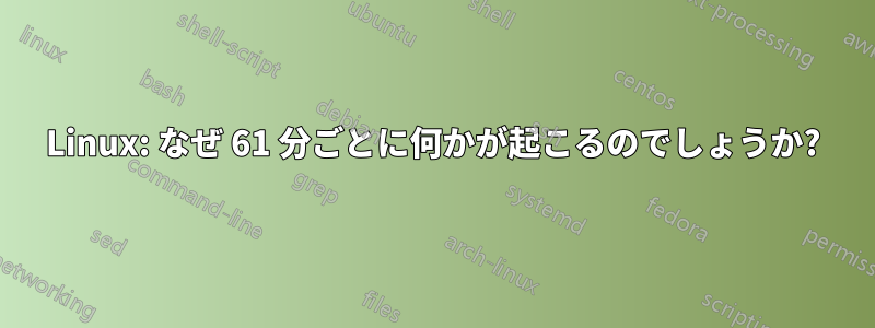 Linux: なぜ 61 分ごとに何かが起こるのでしょうか?