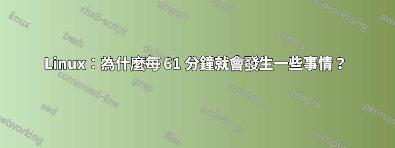 Linux：為什麼每 61 分鐘就會發生一些事情？