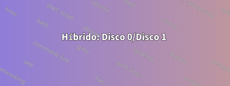 Híbrido: Disco 0/Disco 1