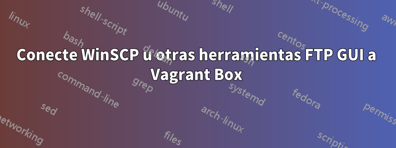 Conecte WinSCP u otras herramientas FTP GUI a Vagrant Box