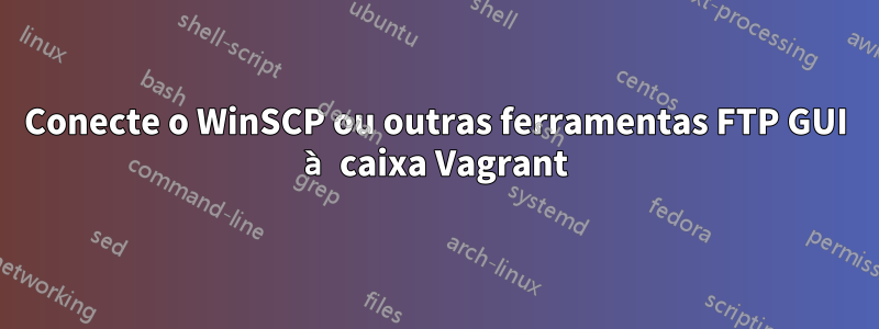 Conecte o WinSCP ou outras ferramentas FTP GUI à caixa Vagrant