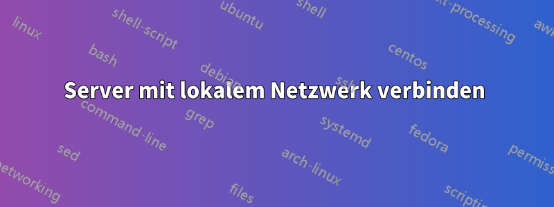 Server mit lokalem Netzwerk verbinden