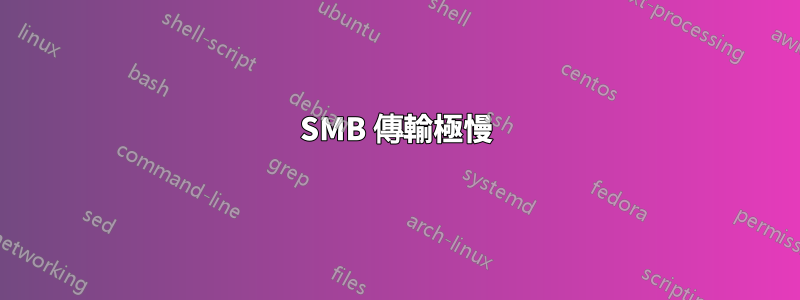 SMB 傳輸極慢