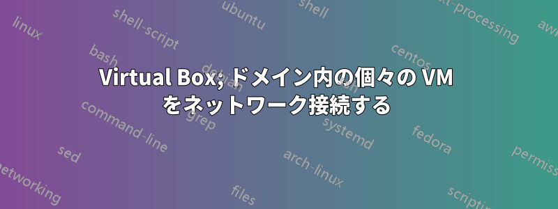 Virtual Box; ドメイン内の個々の VM をネットワーク接続する