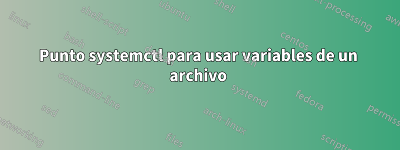 Punto systemctl para usar variables de un archivo