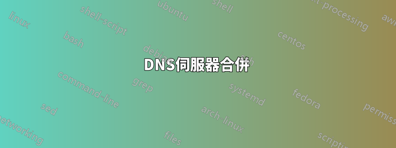 DNS伺服器合併