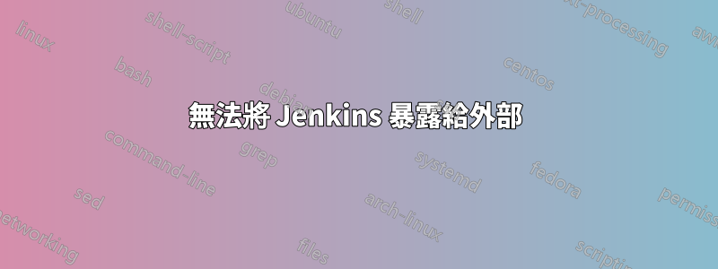 無法將 Jenkins 暴露給外部