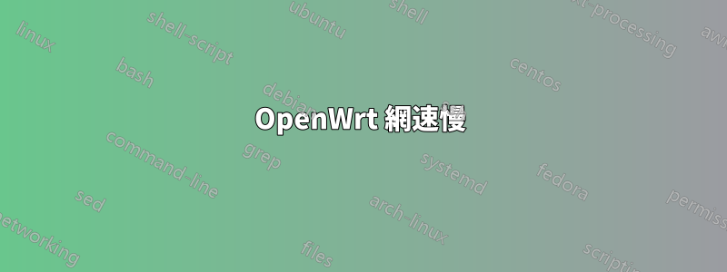 OpenWrt 網速慢