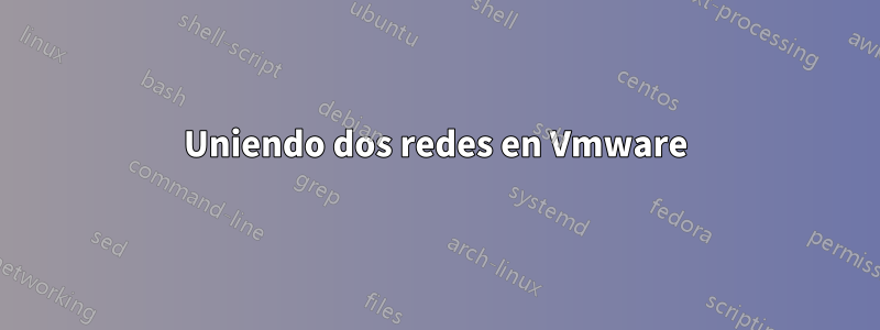 Uniendo dos redes en Vmware