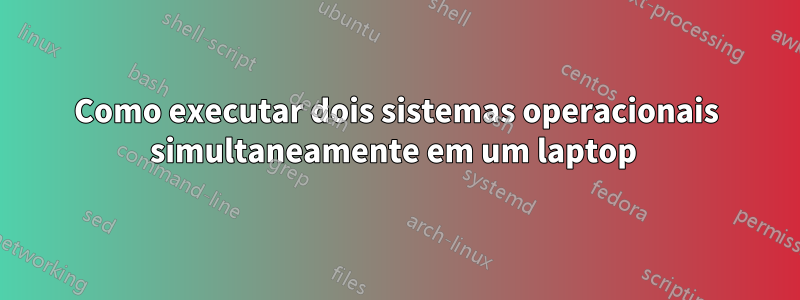 Como executar dois sistemas operacionais simultaneamente em um laptop 