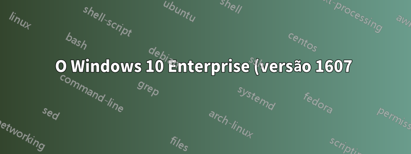 O Windows 10 Enterprise (versão 1607) não consegue clicar na metade inferior da tela