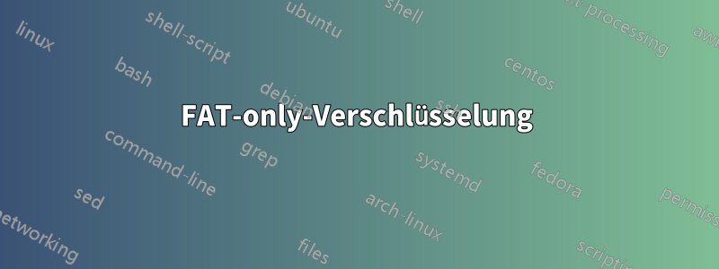 FAT-only-Verschlüsselung