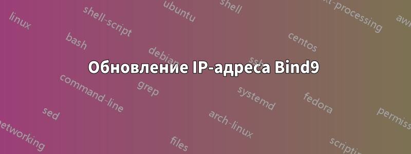 Обновление IP-адреса Bind9