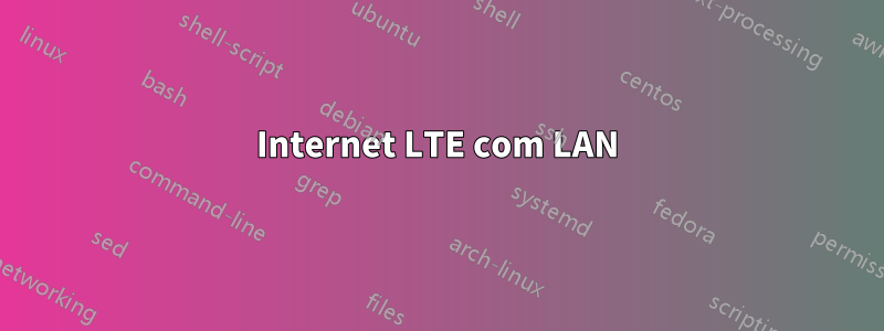 Internet LTE com LAN