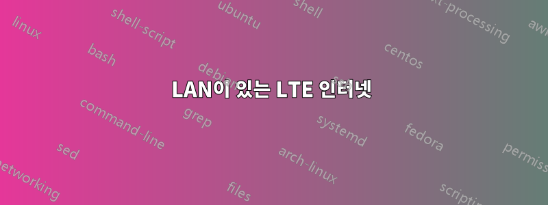 LAN이 있는 LTE 인터넷