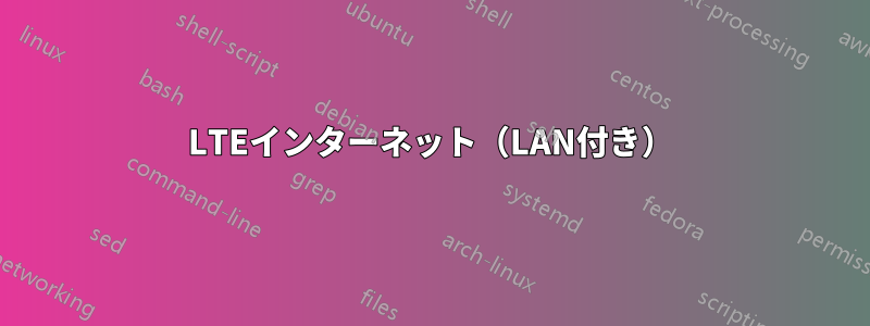 LTEインターネット（LAN付き）