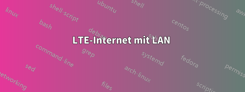 LTE-Internet mit LAN