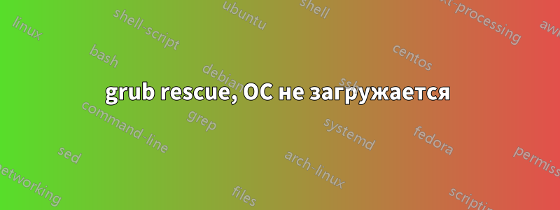 grub rescue, ОС не загружается