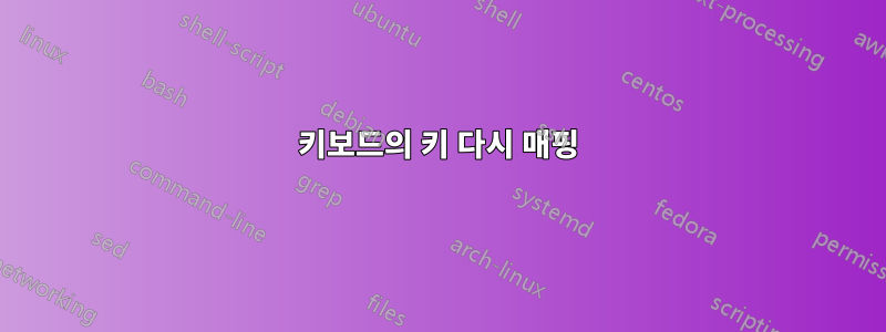 키보드의 키 다시 매핑